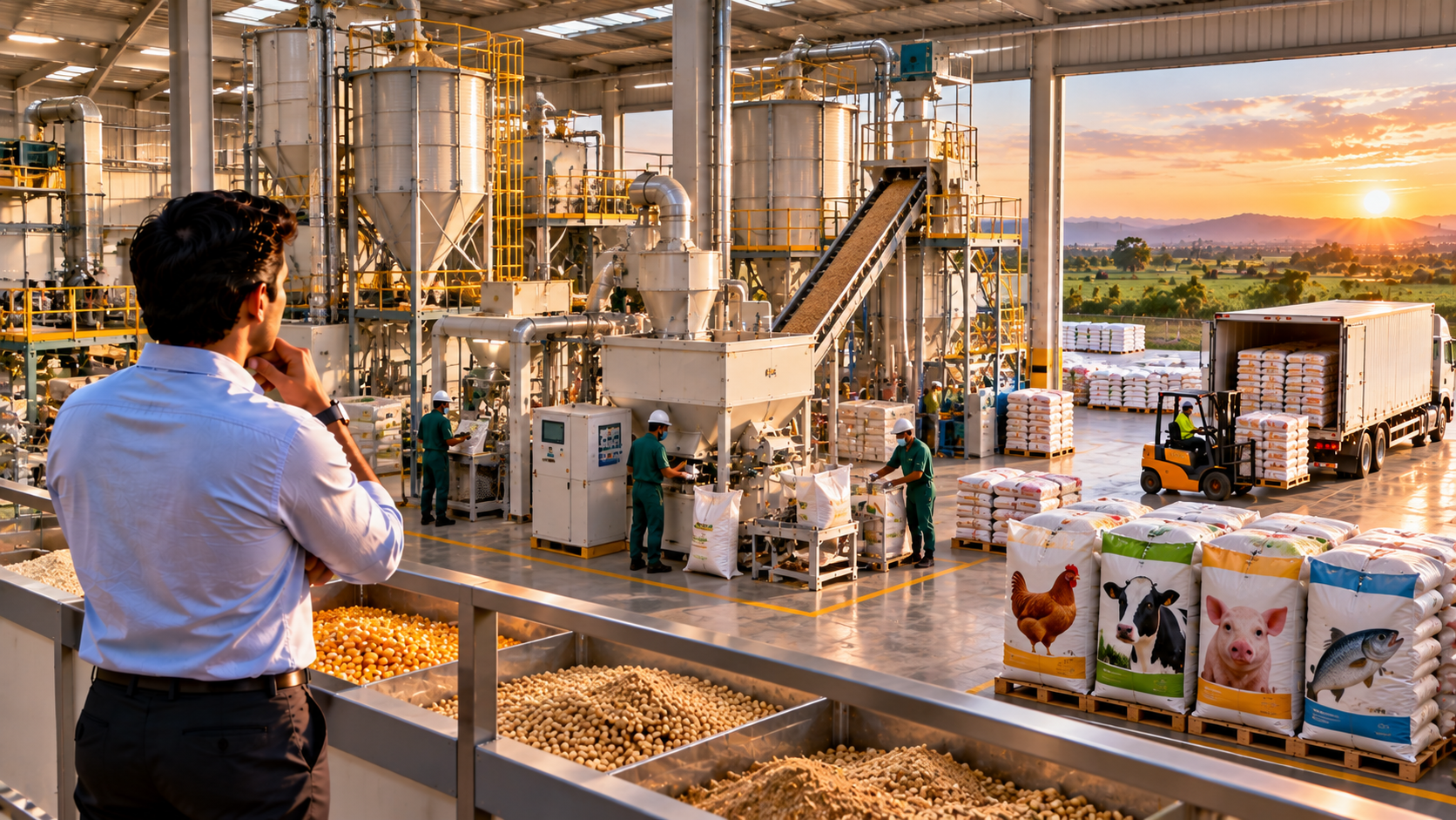 Income generating assets - animal feed production facility